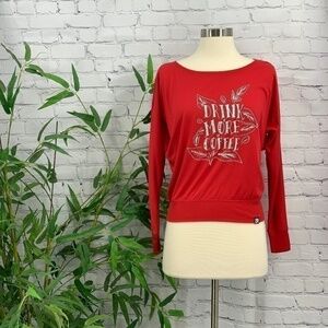 🎉Black Rock Coffee Red Long Sleeve Tee🎉